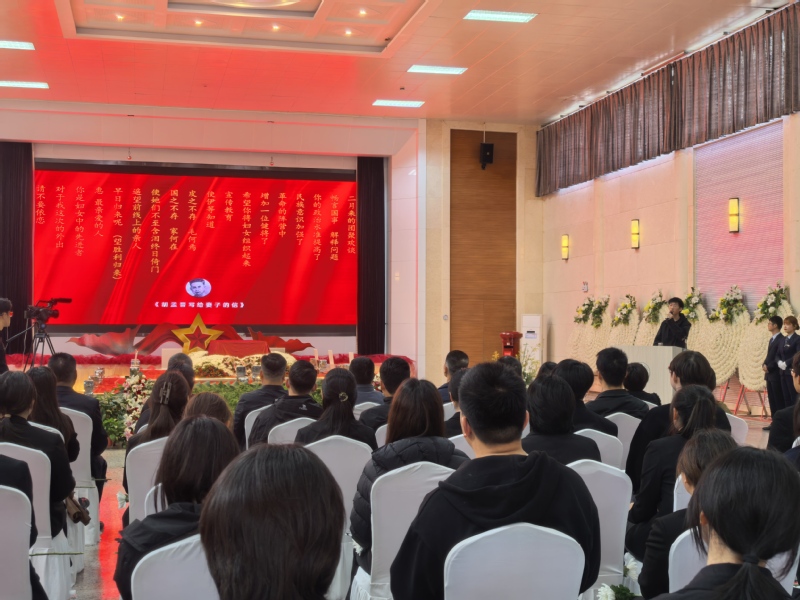 我院现代殡葬技术与管理专业学生...